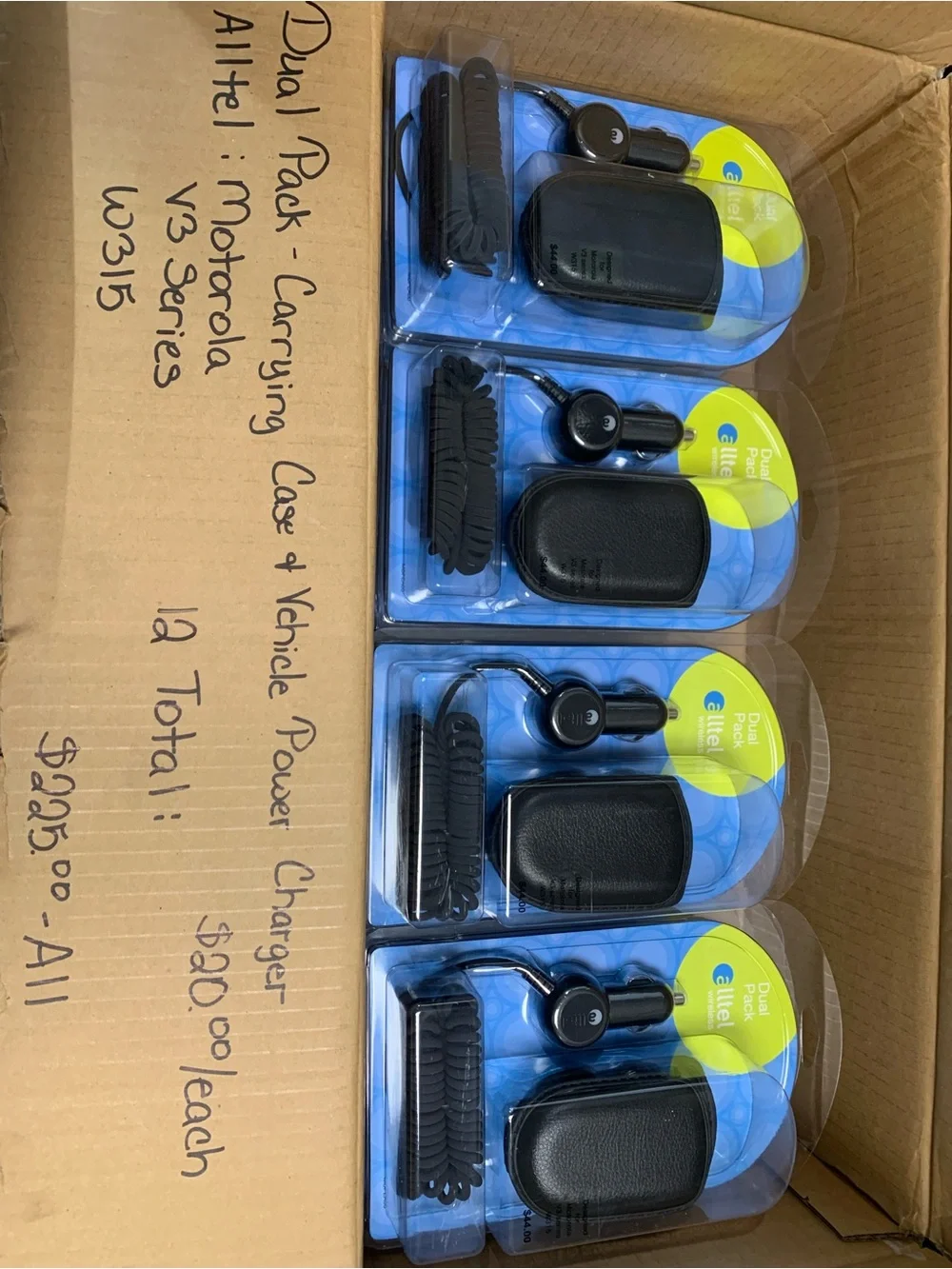 Wireless Black Car Charger & Carry Pouch
